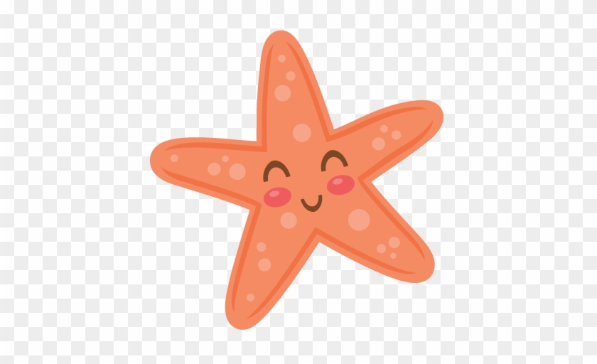 Seashell Svg Scrapbook Cut File Cute Clipart Files - Cute Starfish Clipart #393212