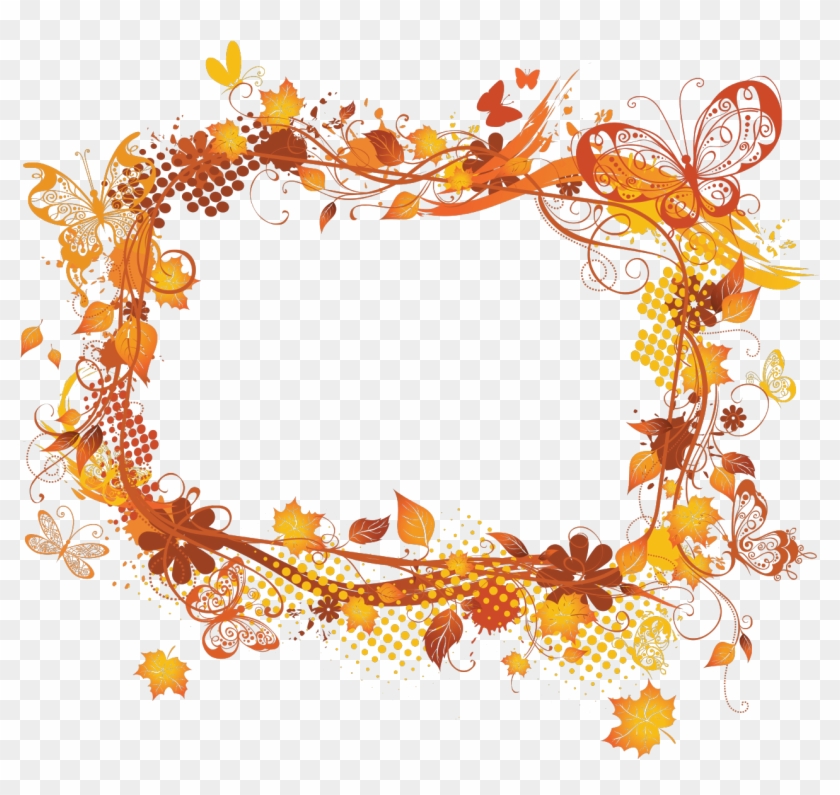 Picture Frames Autumn Leaf Clip Art - Picture Frames Autumn Leaf Clip Art #393372