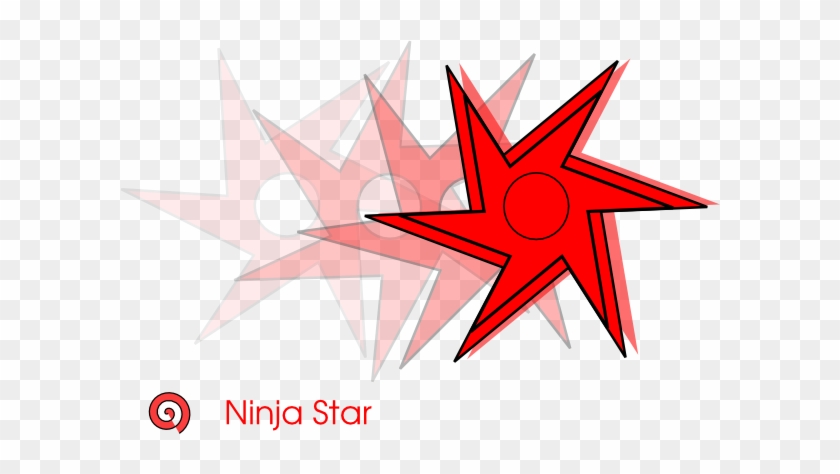 Jacksons Ninja Star Clip Art At Clker - Ninja Star #393271
