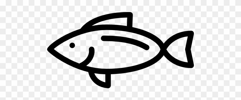 Fish Facing Left Vector - Fishing #393404