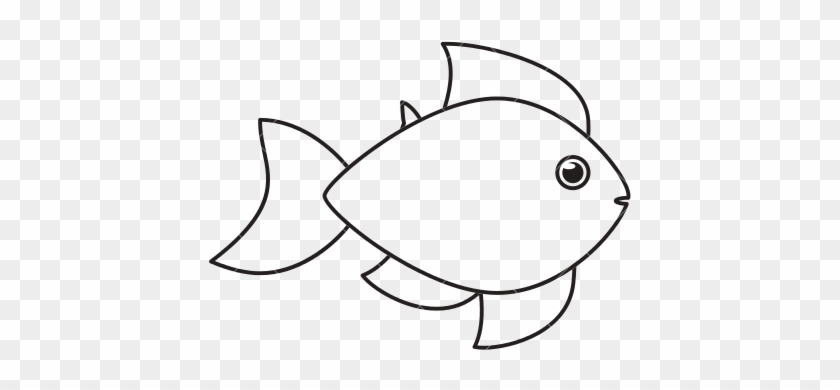 Fish Outline Fish Outline Icon Icons Canva For Kids - Fish Outline Png #393417
