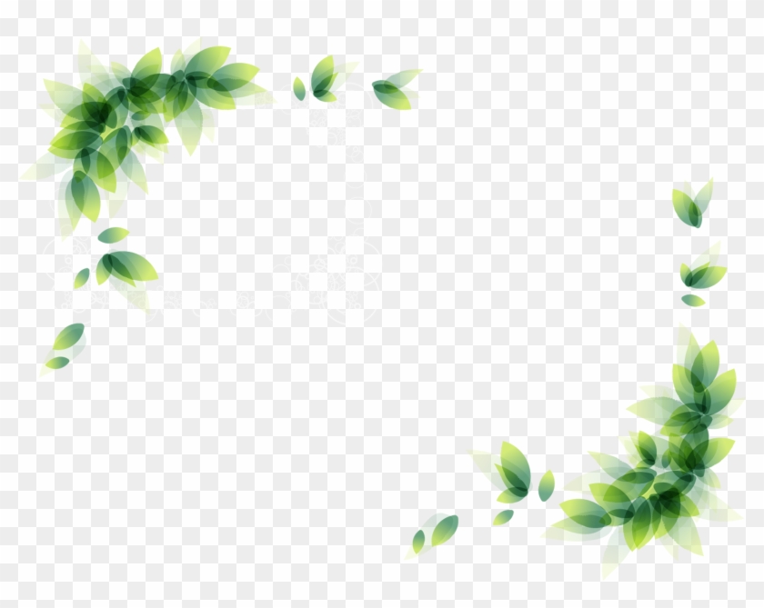 Green Leaves Border Png Clipart Border Clipart Down Frame Green | My ...