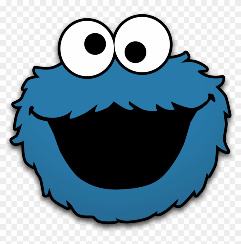 Cookie Monster Clip Art Cookie Monster By Neorame D4yb0b5 - Sesame Street Cut Out Faces #393444