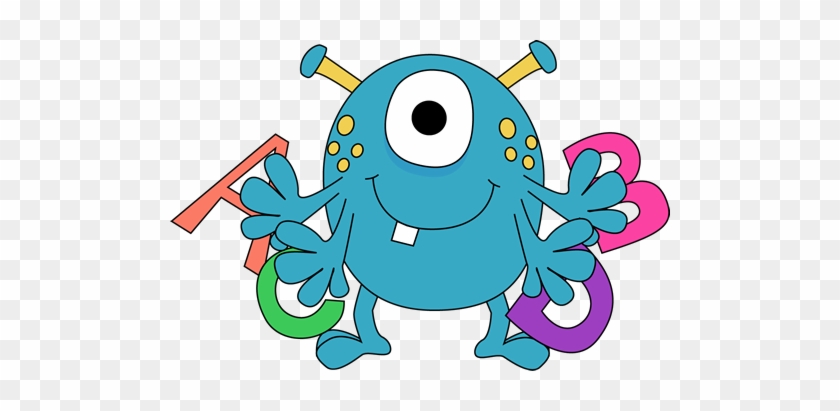 Cookie Monster Clip Art - School Monster Clipart #393445
