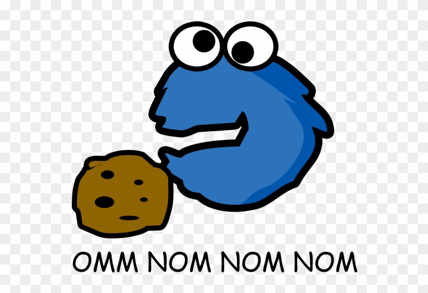 Cookie Monster Om Nom Nom Nom By Xinzhitan14 - Nom Nom Nom Cartoon #393480