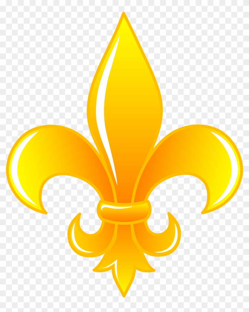 Fleur De Lis Clipart - Gold Fleur De Lis Png #393502