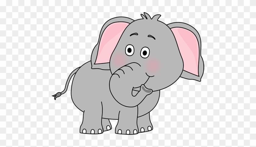 Cute Baby Elephant Clip Art - Elephant Clipart #393578