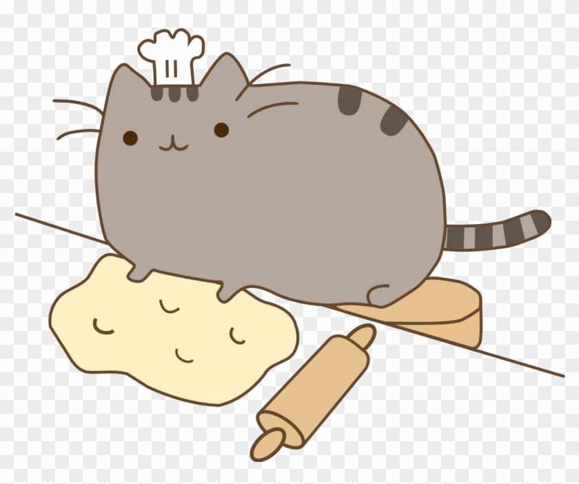 Cats - Pusheen Kneading Dough Gif #393606