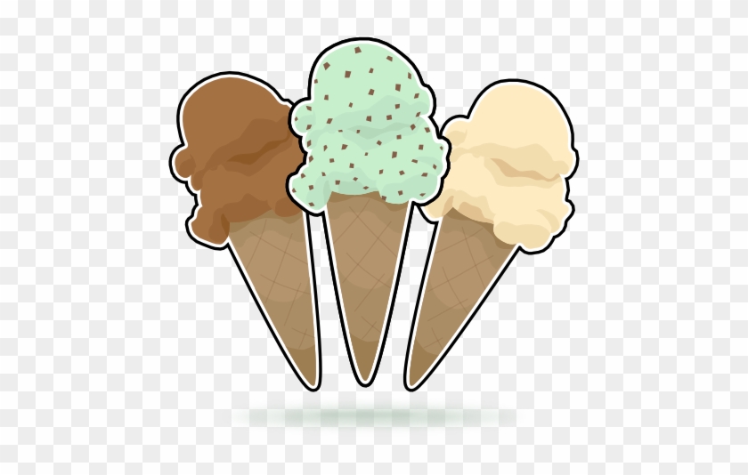 Ice Cream Cones By Masonmouse On Clipart Library - Png Ice Cream Deviantart #393649