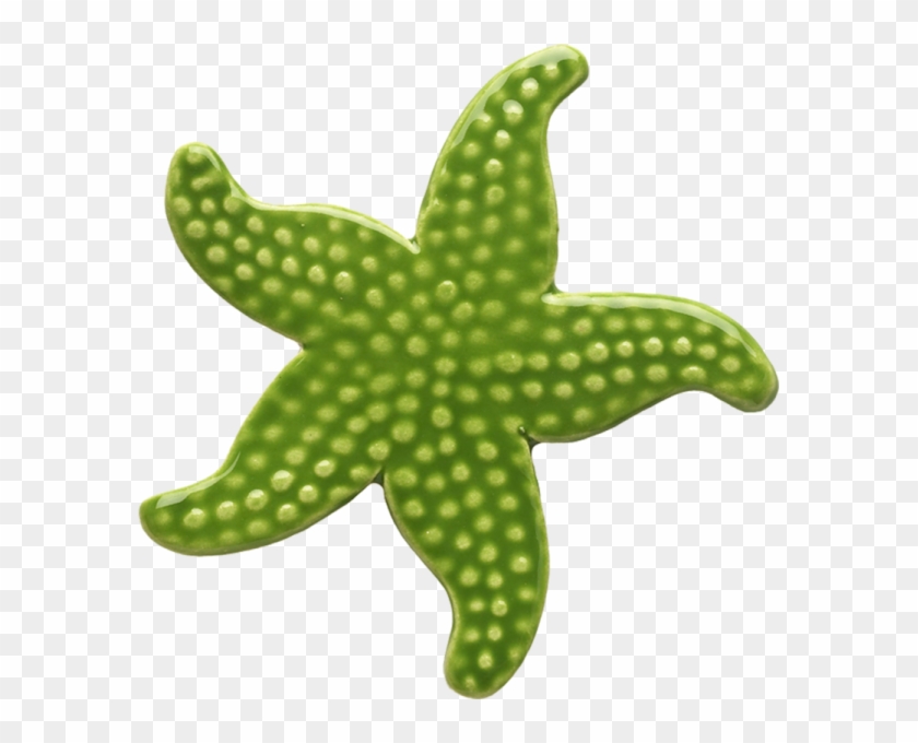 102gr 5" Starfish-green Ceramic Pool Mosaic - Clip Art Of Starfish #393689