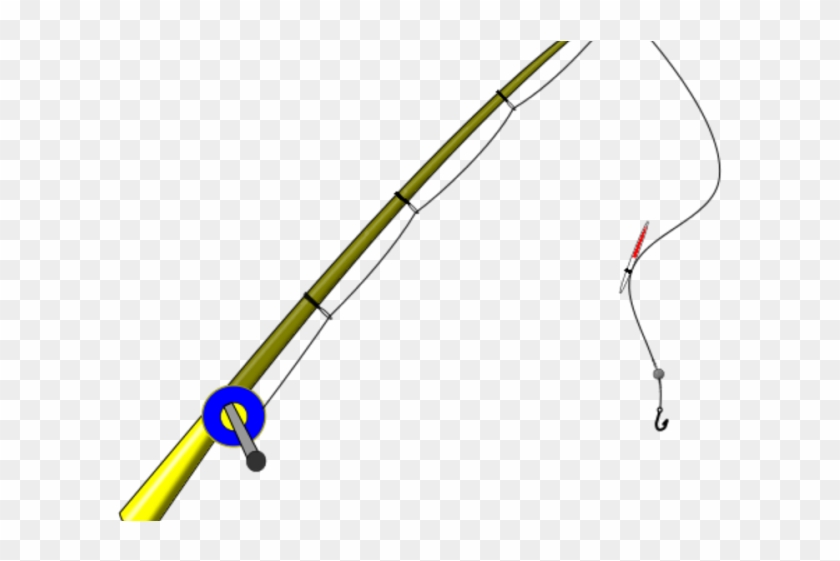 Fishing Pole Clipart Summer - Fishing Rod #393719