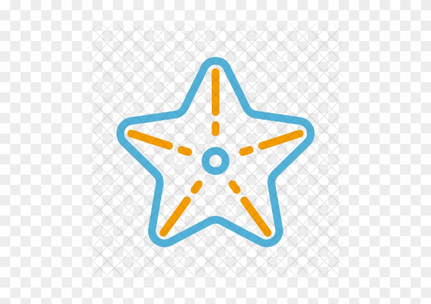 Graphics For Starfish Outline Graphics - Starfish #393721