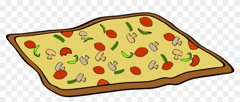 Pizza Cartoon 24, Buy Clip Art - Rectangle Shaped Objects Clipart #393828