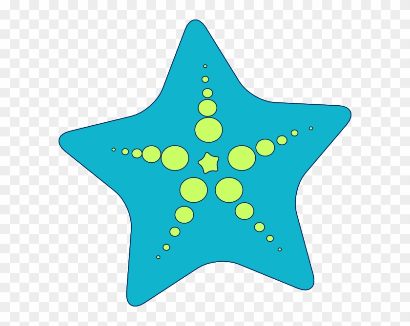 Teal Starfish - Sea Star Clip Art #393831