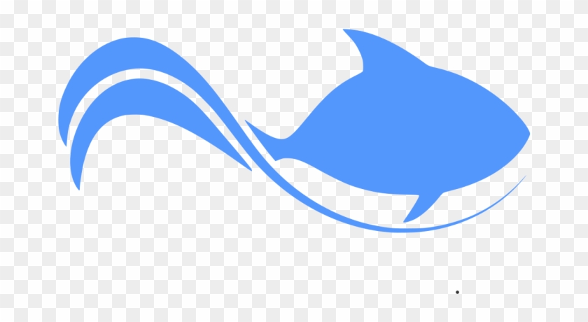 Fish Blue Logo Element - Fish Logo Png #393878