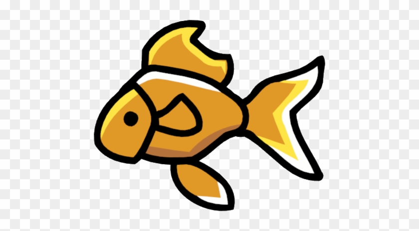 Goldfish - Scribblenauts Fish Png #393955