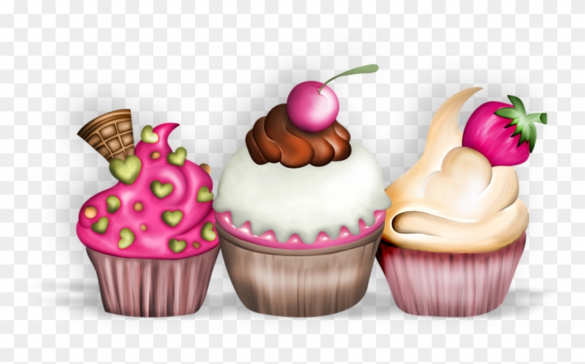 Mis Laminas Para Decoupage Más - Cupcake #393995