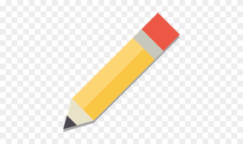 Pencil Clip Art Image - Pencil Flat Design Png #394057