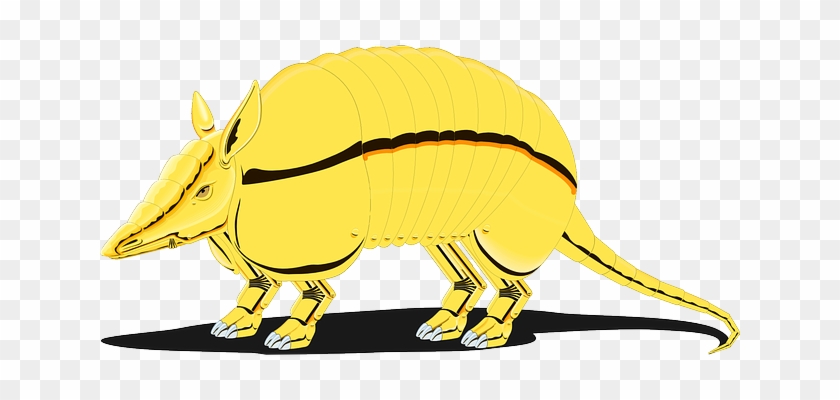 Animal Armadillo, Golden, Defense, Movie, Color, Steel, - Golden Armadillo #394090