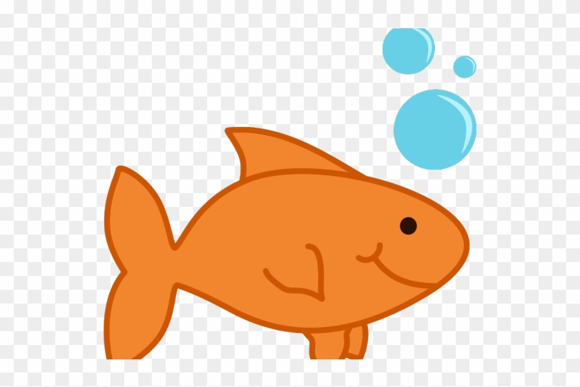 Goldfish Heart Cliparts - Gold Fish Clip Art #394182