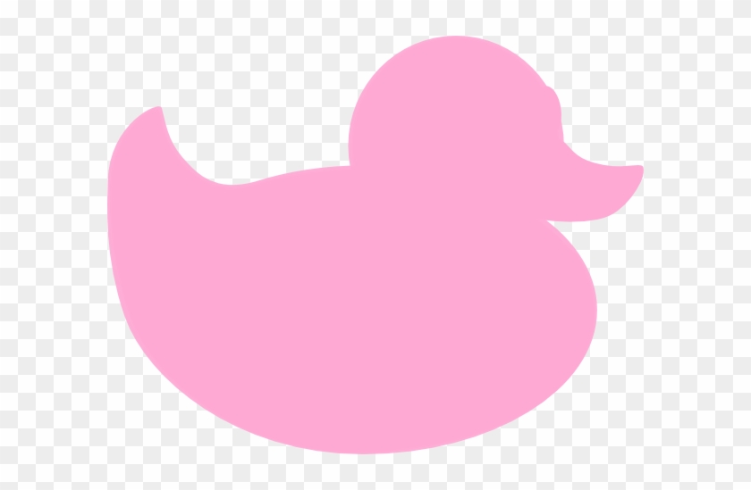 Duckling Clipart Pink - Pink Rubber Duck Clipart #394338