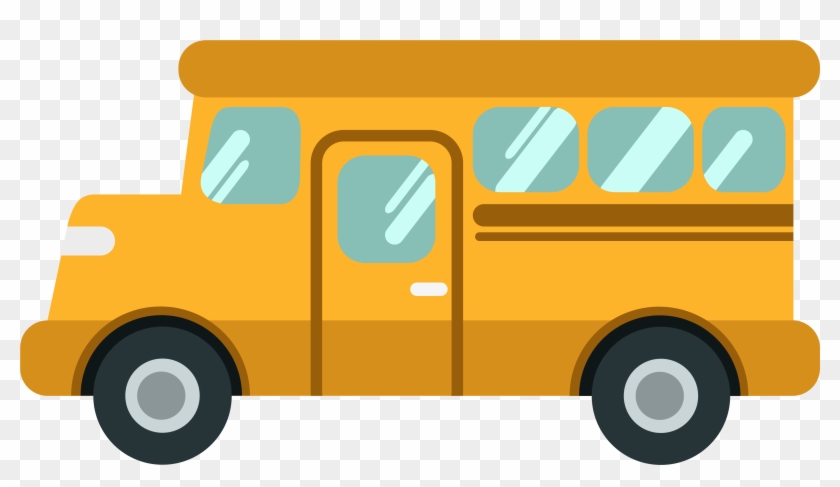 School Bus Cartoon - School Bus Cartoon Png #394531