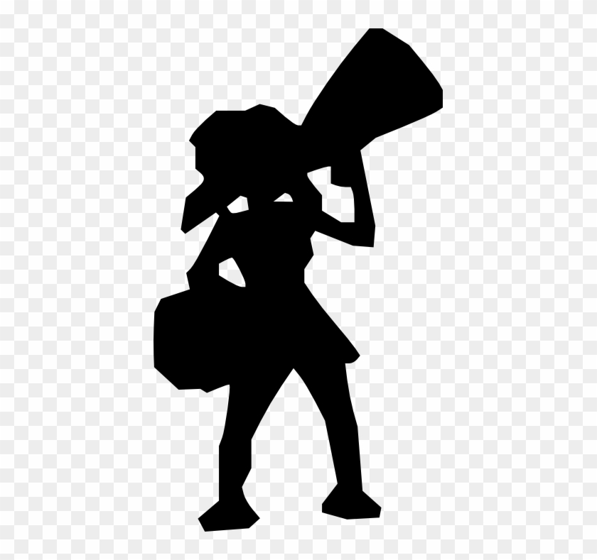 Sports, Personal Use, Cheer Mega, - Cheerleader Images Black And White #394618