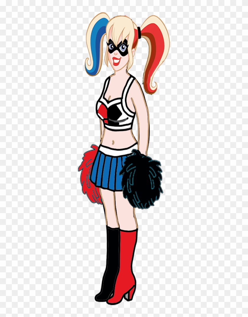 Harley Quinn As A Cheerleader By Darthranner83 - Harley Quinn Cheerleader #394635