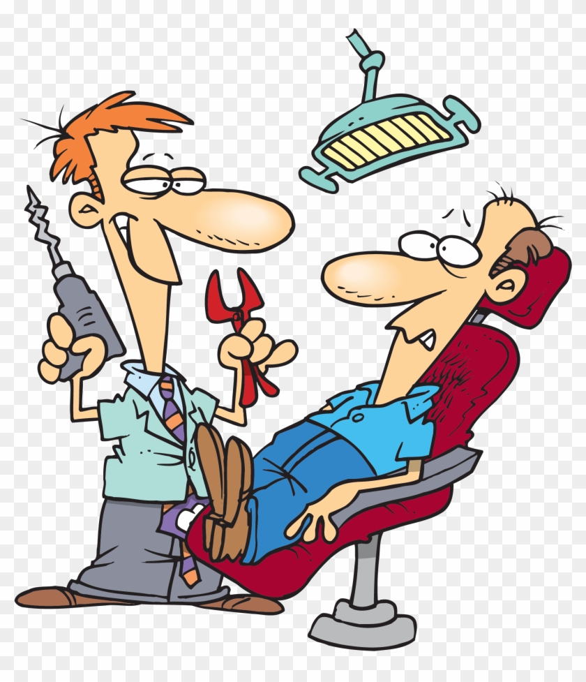 Pics Photos Dentist Clip Art - Scared Of Dentist Cartoon #394690