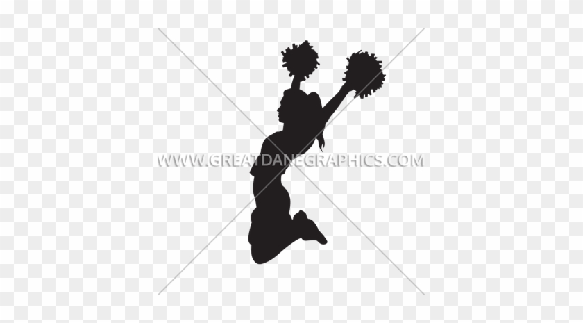 Cheerleader And Swirl - Embroidery #394695