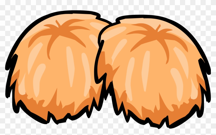 Orange Pompoms - Pom-pom #394712