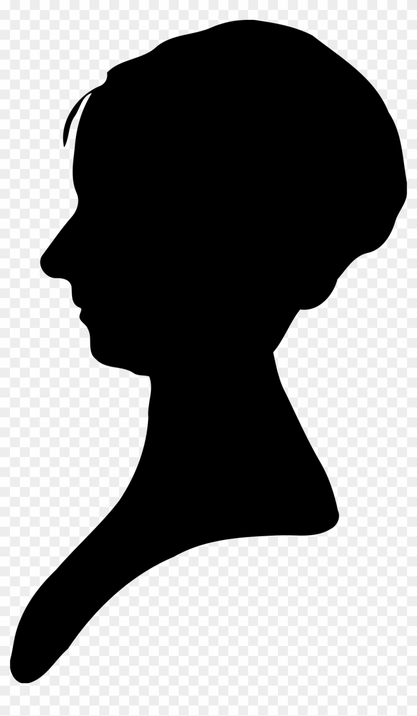 Clipart - Silhouette Of Woman's Head #394715