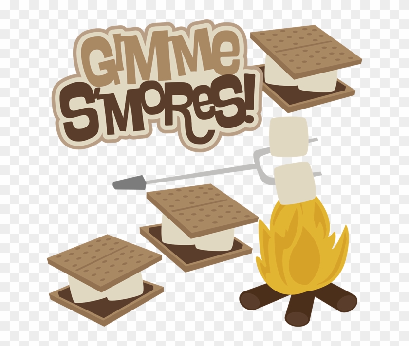 S Mores Clipart - Campfire S Mores Clipart #394813