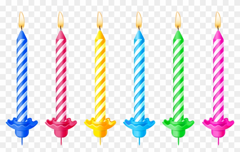 Birthday Candles Clipart Picture - Birthday Cake Candle Png #394838