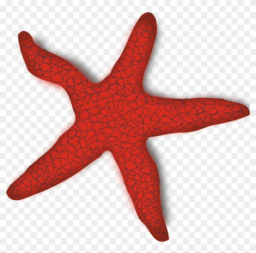 Big Image - Red Starfish Clipart #394857