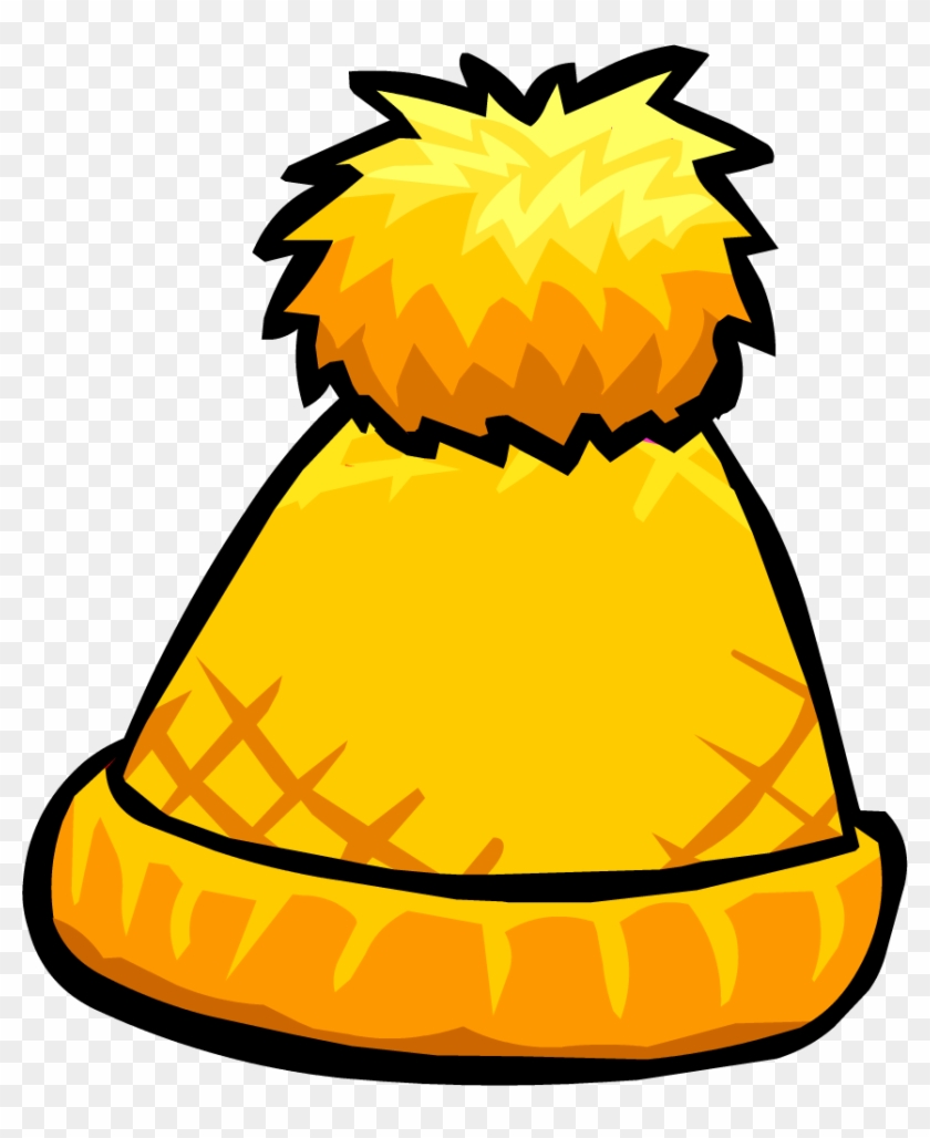 Yellow Pom Pom Toque Clothing Icon Id 1100 - Club Penguin 2010 #394869