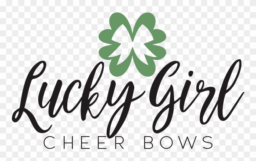 Lucky Girl Cheer Bows ~ Cheerleading Hair Bows And - Middle Buckle Buddy Lion #394914