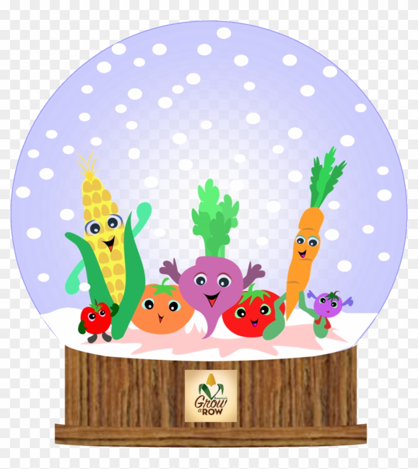 Snowglobe - Clip Art Fruits And Vegetables #394938