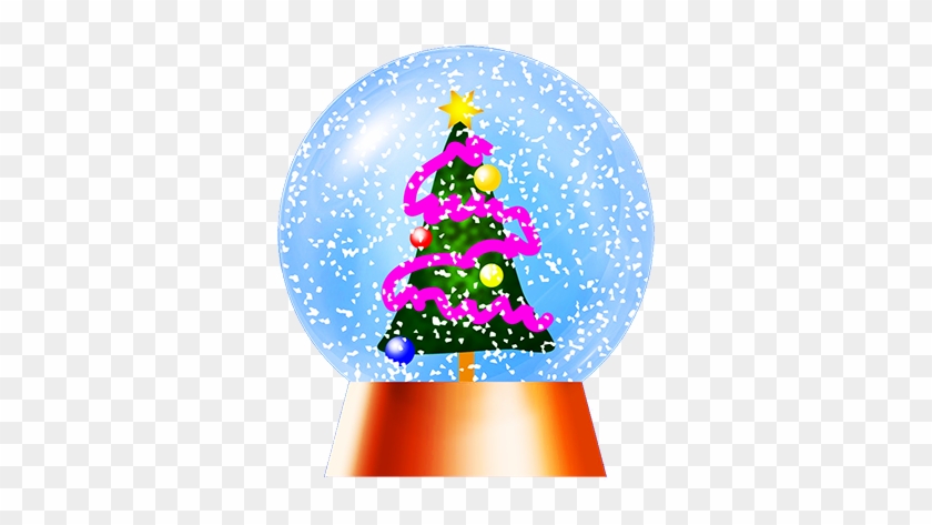 Christma Snow Globe With Tree - Christmas Day #394942