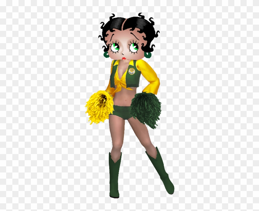 Betty Boop Packers Cheerleader Photo - Betty Boop Green Bay Packers #394950