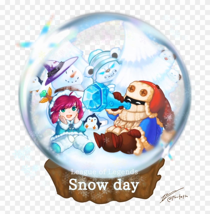Annie And Bird's Snow Globe By Thutatsu - Cartoon #395020