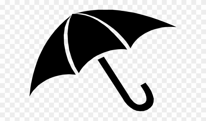 Beach Umbrella Clipart Black And White - Pink Umbrella Clip Art #395034