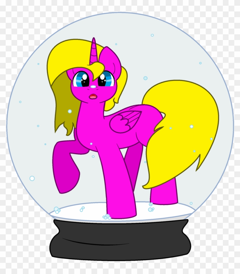 Mlpchannel Glory Snow Globe Christmas By Mlpchannelglory999 - Snow Globe #395098