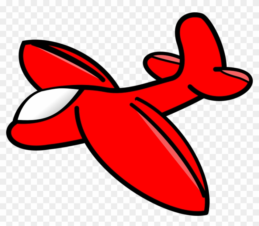 A Cartoon Rose 18, Buy Clip Art - Clip Art Red Aeroplane #395123