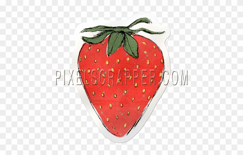 Kitchen Sticker Strawberry By Brooke Gazarek - Digital Scrapbooking #395220