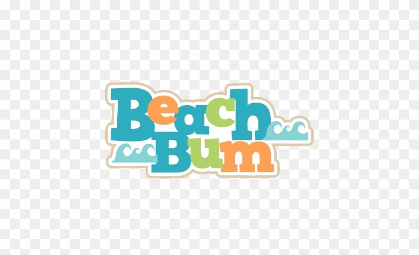 Beach Bum Clipart - Miss Kates Cuttables Wine #395230