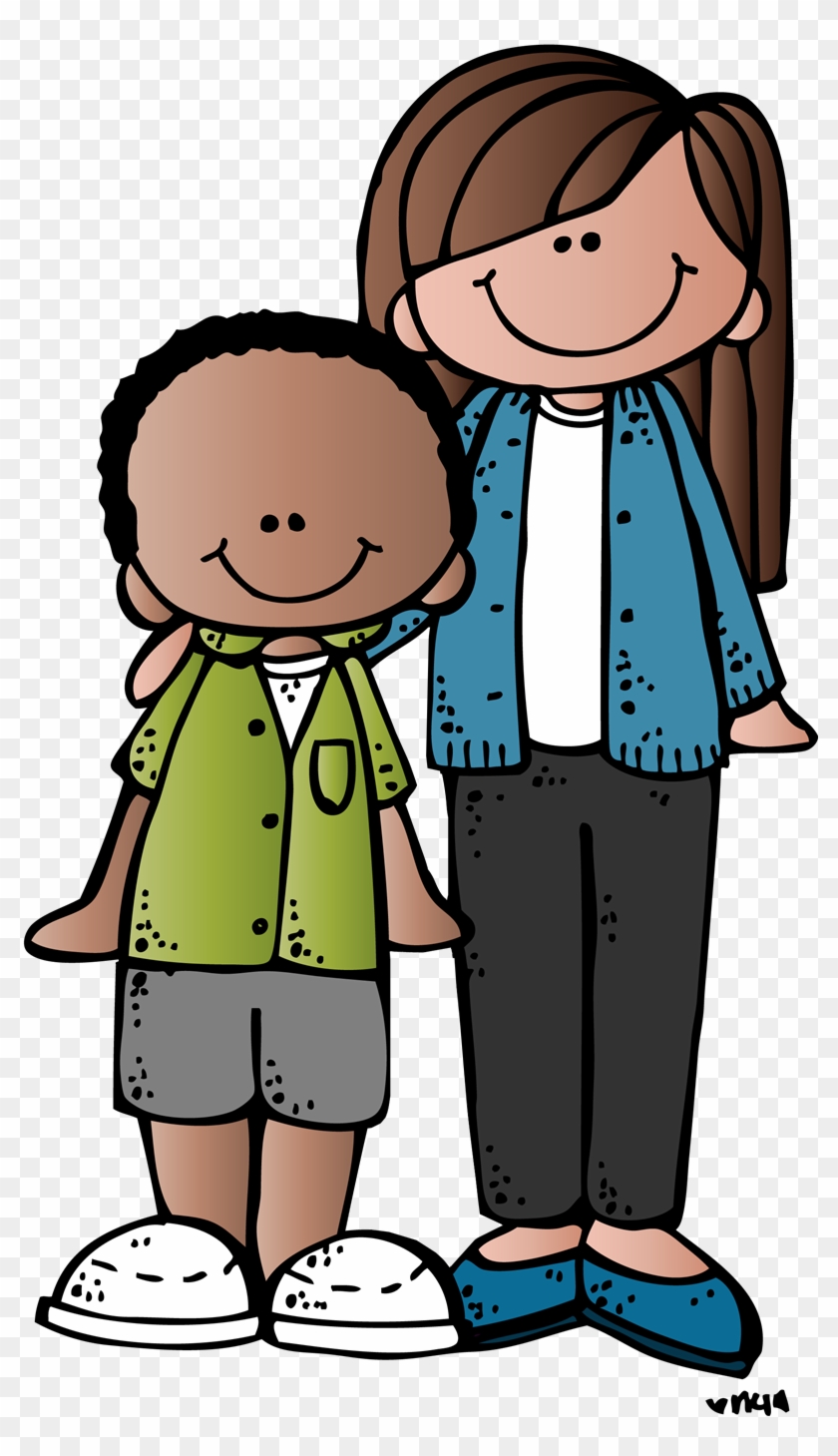 Student-teacher Melonheadz Cliparts - Melonheadz Teacher And Student #395342