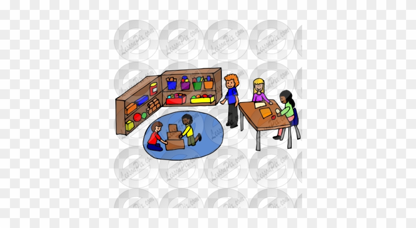 Preschool Center Time Clipart - Preschool Center Time Clipart #395369