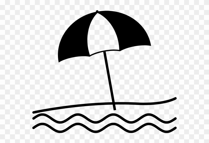 Beach Rubber Stamp - Umbrella #395374