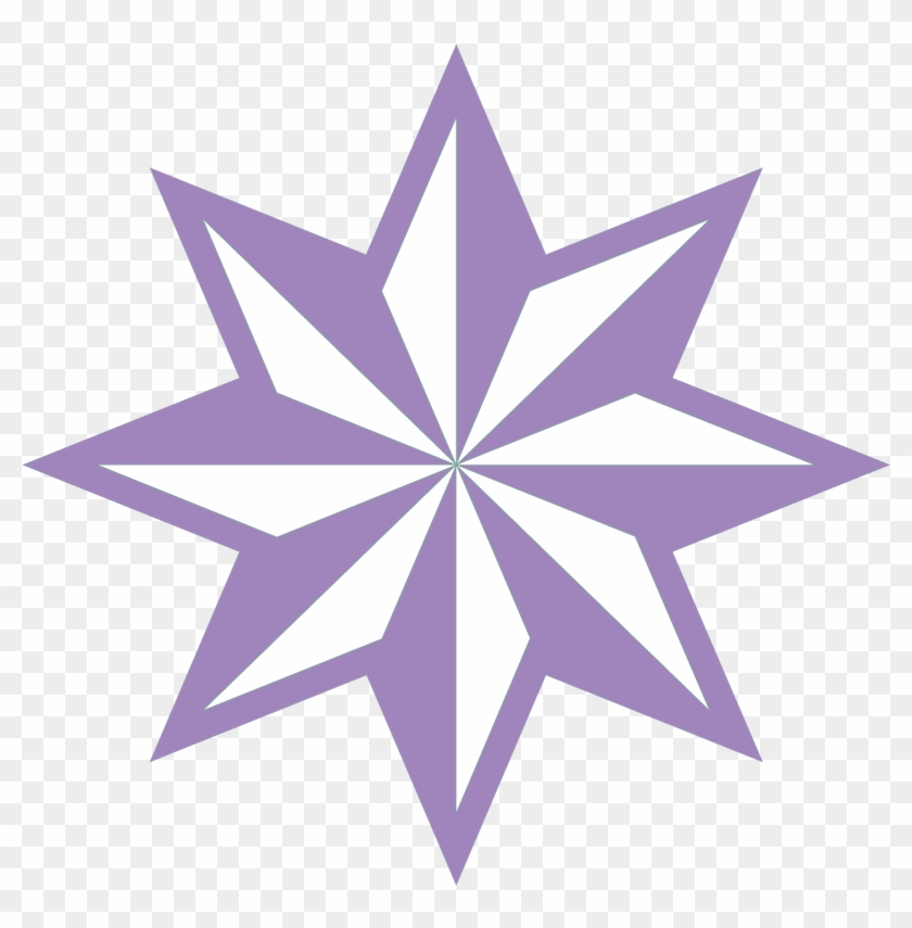 Star Clipart - 8 Pointed Star Vector #395403